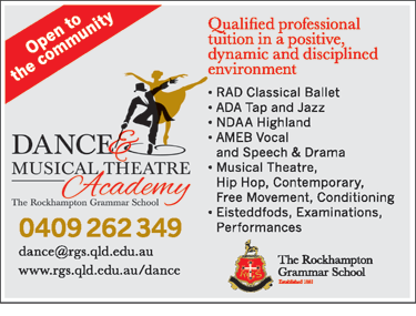 The Rockhampton Grammar School Dance & Musical Theatre Academy - Education QLD 1