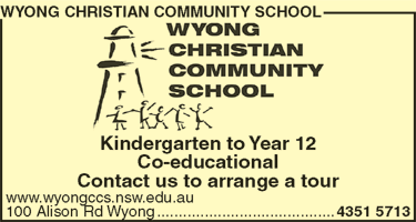 Wyong Christian Community School - Education QLD 3