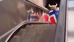 Viking madness grips Boston escalator as Norway fans march toward World Cup match Education QLD