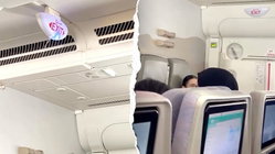Water pours from plane ceiling, drenching passengers midflight in startling viral video Education QLD